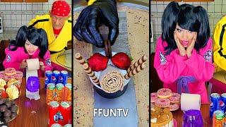 Sweet food vs soda ice cream challenge [upl. by Louis]