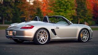 Porsche Boxster  987  Acceleration DriveBy Revving  Loud Exhaust Wheels Suspension [upl. by Aevin70]