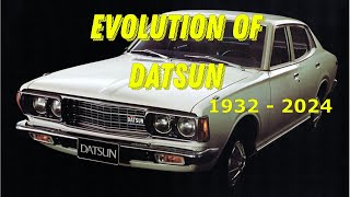 Evolution of Datsun 1932  2024 [upl. by Tuchman]