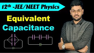 🔥Combination of Capacitors ■ Series amp Parallel Combination of Capacitors jeephysics neetphysics [upl. by Pacheco]