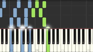 Gloria The Lumineers Piano Tutorial Synthesia [upl. by Mathur]