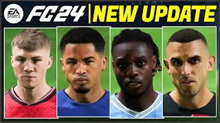 EA SPORTS FC 24 NEWS  ALL 100 NEW REAL FACES IN TITLE UPDATE 11 [upl. by Reichel]