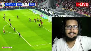 SPAIN vs FRANCE  Semifinal UEFA EURO 2024  eFootball Pes21 Gameplay PLSL 189 [upl. by Quintana]