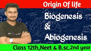 Origin of Life  Abiogenesis and Biogenesis  BSc2nd year Zoology  जीवन की उत्पति [upl. by Danae]