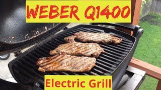 Weber Q1400 Electric Grill [upl. by Irrej]