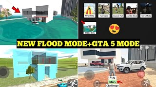 Indian Bike Driving 3D New Flood Mode Cheat Code 🤯🔥 GTA 5 Mode New Update 🤩 Harsh in Game [upl. by Rebane]