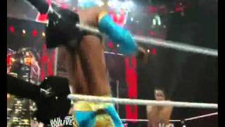 Resumen de la primera lucha de Sin Cara en WWE HD [upl. by Navy761]