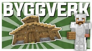 DET FØRSTE BYGGET bygging  Minecraft Vanilla 6 [upl. by Garbers486]