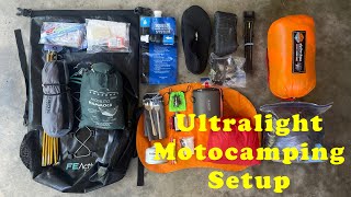 How To Motorcycle Camp The Light And Easy Way [upl. by Hekking]