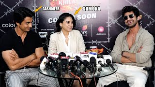 Abhishek Kumar Sumona ChakravartiGashmeer Mahajani Khatron Ke Khiladi Season 14 Press Conference [upl. by Artapoelc]