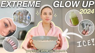 EXTREME 2024 GLOW UP physical self  self care habits  tips beauty treatments wellness rituals [upl. by Oiraved]