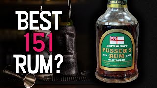 PUSSERS 151  Overproof Rum Review [upl. by Kimball]