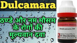 Dulcamara II Dulcamara Homeopathy II Dulcamara 30 Homeopathic Medicine uses [upl. by Elene]