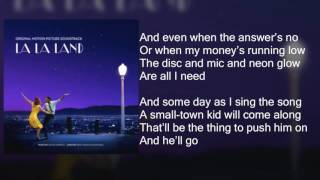 La La Land  Another Day of Sun  Lyrics [upl. by Enilecram545]