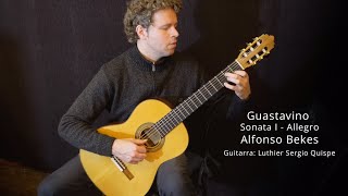 Carlos Guastavino  Sonata 1 para guitarra Allegro por Alfonso Bekes [upl. by Okwu]