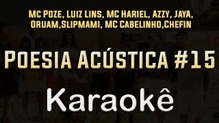 Poesia Acústica 15  Karaoke Playback Instrumental [upl. by Sternlight]