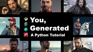 Lets build a AI Photo Generator with Python and FastAPI [upl. by Attiuqihc]