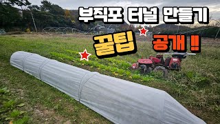 저렴하고 튼튼한 부직포 터널 만들기 꿀팁 공개 [upl. by Edurtreg937]