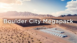 Tesla Megapack  Boulder City NV [upl. by Anikes713]