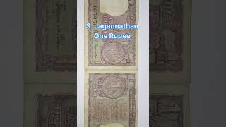 s Jagannathan one rupee note shorts [upl. by Sherman]