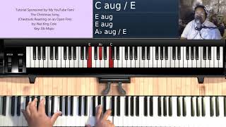 The Christmas Song Chestnuts Roasting on an Open Fire by Nat King Cole  Piano Tutorial [upl. by Letsyrc815]