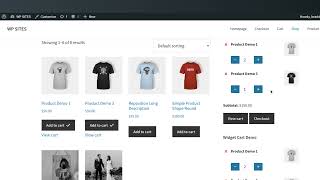 Ajax Quantity Selector Buttons To Mini Cart Widget in WooCommerce [upl. by Moazami140]