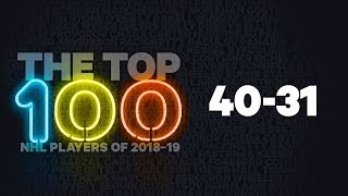 NHL Top 100 Players of 201819 4031 [upl. by Claudius]