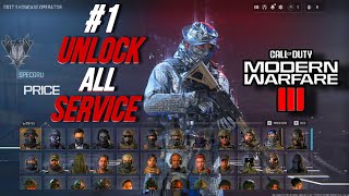 ⚡MW3 UNLOCK ALL ⚡WARZONE 3 UNLOCKS ALL CAMOS SKINS  CALLING CARDS [upl. by Kcirtemed]