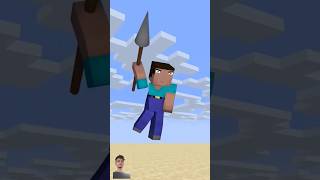 Help Herobrine Throw a Spear shorts anime funny trending [upl. by Lustick727]