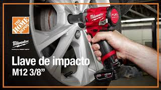 Llave de impacto M12 38quot de Milwaukee [upl. by Frayne]