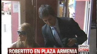 C5N  EL DIARIO ROBERTITO EN PLAZA ARMENIA PARTE 1 [upl. by Domineca]