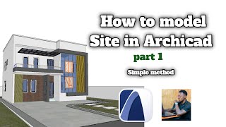 Site model Archicad tutorial [upl. by Sylado]