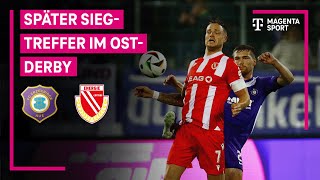 FC Erzgebirge Aue  FC Energie Cottbus Highlights mit LiveKommentar  3 Liga  MAGENTA SPORT [upl. by Eitirahc]