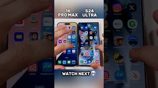 iPhone 16 Pro Max VS Samsung S24 Ultra 📱 Who’s the King 👑 phoneshowdown [upl. by Arabella]