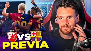 LA PREVIA DEL ESTRELLA ROJA  FC BARCELONA [upl. by Ainex]