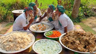 100 Whole Chicken Roast amp Pulao Rice  100 Chicken Eggs amp Sweet for 100 Special People [upl. by Eendys]