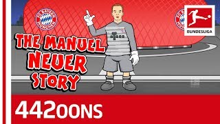 The Story Of Manuel Neuer  Powered by 442oons [upl. by Dralliw]