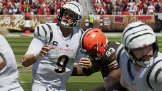 Cincinnati Bengals vs Cleveland Browns  NFL Today Week 1 2023 Full Game Highlights Madden 24 Sim [upl. by Hurlbut]