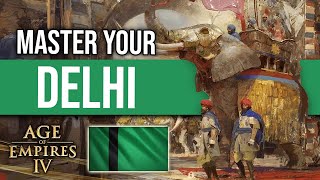 How to Play Delhi Like a Pro in AOE4 [upl. by Novy]