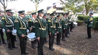 Schützenfest in Grevenbroich Neu Elfgen 2024  Gefallenenehrung und grosser Zapfenstreich 13102024 [upl. by Castle361]