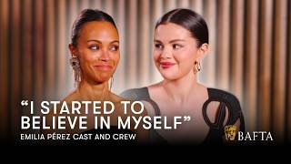 Selena Gomez Zoë Saldaña amp The Emilia Pérez Cast On Becoming A quotFamilyquot  BAFTA [upl. by Darken]