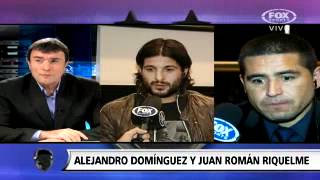 Juan Román Riquelme y Alejandro Dominguez [upl. by Evvy]