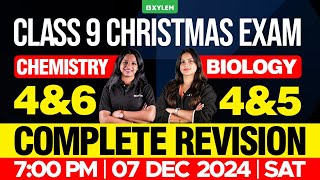 Class 9 Christmas Exam  Chemistry Chapter  4 amp 6 VS Biology Chapter  4 amp 5  Xylem Class 9 [upl. by Malissa14]