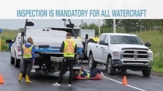 Watercraft Inspection Stations – Mandatory for all Passing Watercraft [upl. by Nylrehc]