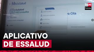 Seguro Social presentan aplicativo EsSalud Mi Consulta [upl. by Uriiah]