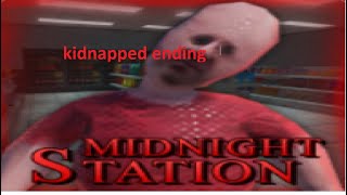 midnight station gameplay kidnapped ending [upl. by Fem]