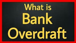 What is bank Overdraft [upl. by Emse481]