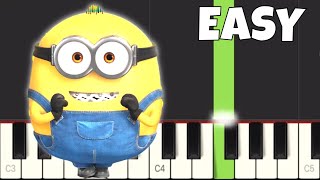 Minions 2  Home Sweet Home  EASY Piano Tutorial [upl. by Airotkiv214]