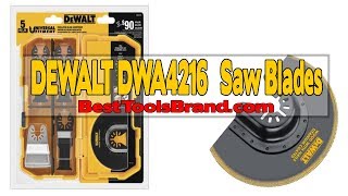 DEWALT DWA4216 5 Piece Oscillating Accessory Kit [upl. by Englebert]