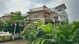 350 SqYards Duplex Villa For sale In gated community Hyderabad Gandipet Mokila [upl. by Llimaj]